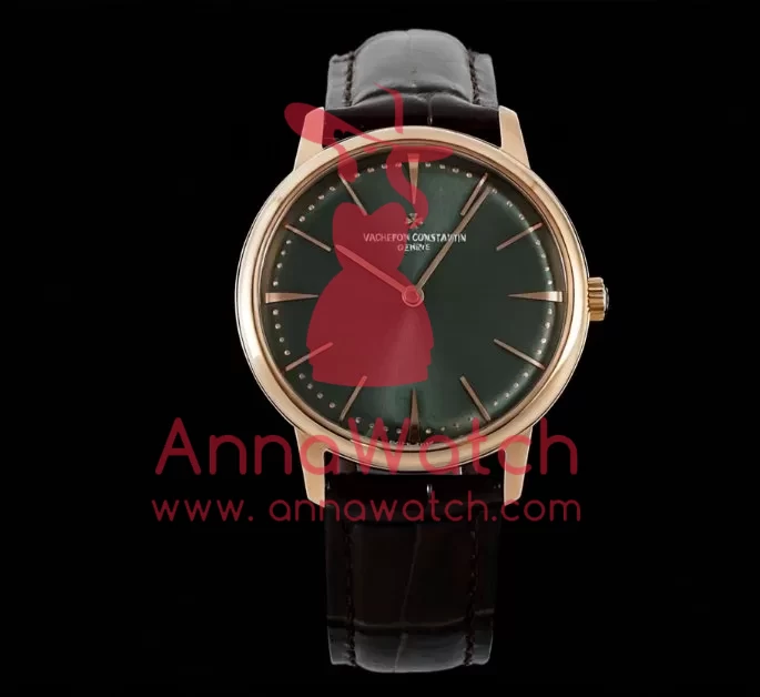 Patrimony 81180 RG/LE Green Dial KZF MY9015 - Image 8