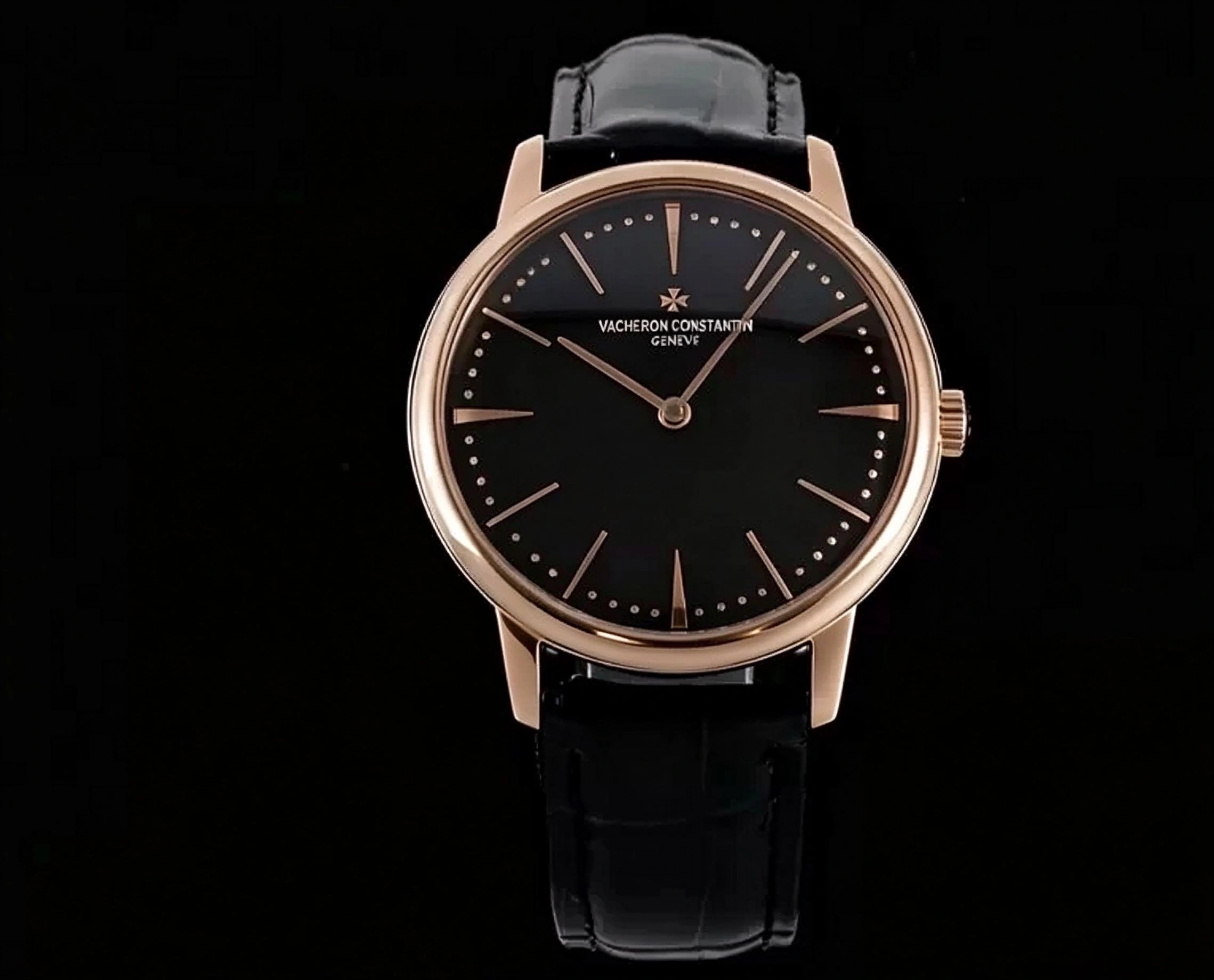 Patrimony 81180 RG/LE Black Dial KZF MY9015
