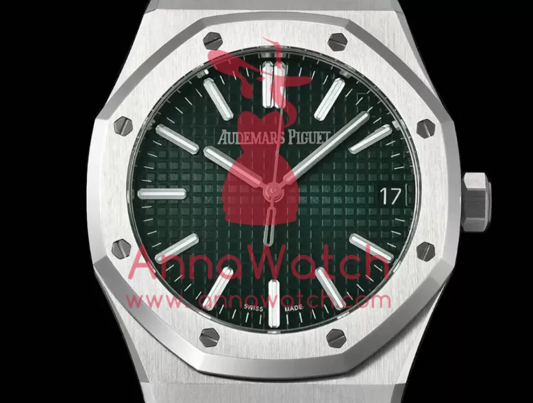 Royal Oak 41mm 15510 SS/SS Green/Stk TOPF DD4302 Super Clone - Image 2