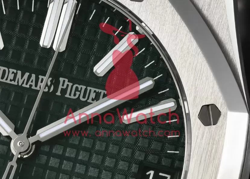 Royal Oak 41mm 15510 SS/SS Green/Stk TOPF DD4302 Super Clone - Image 4