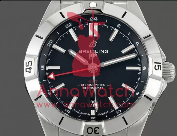 Chronomat GMT 40mm SS/SS Black Dial BLSF A2836 - Image 3