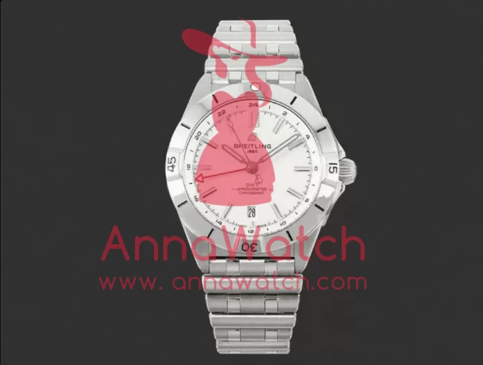 Chronomat GMT 40mm SS/SS White Dial BLSF A2836 - Image 2