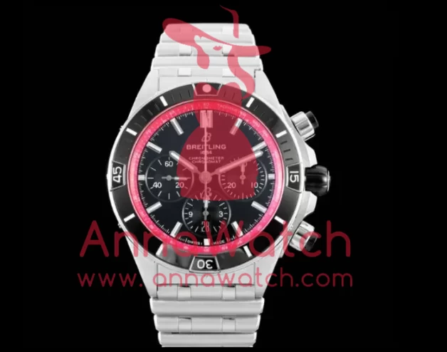 Super Chronomat B01 44MM SS/SS Black/Stk TF A7750 - Image 2