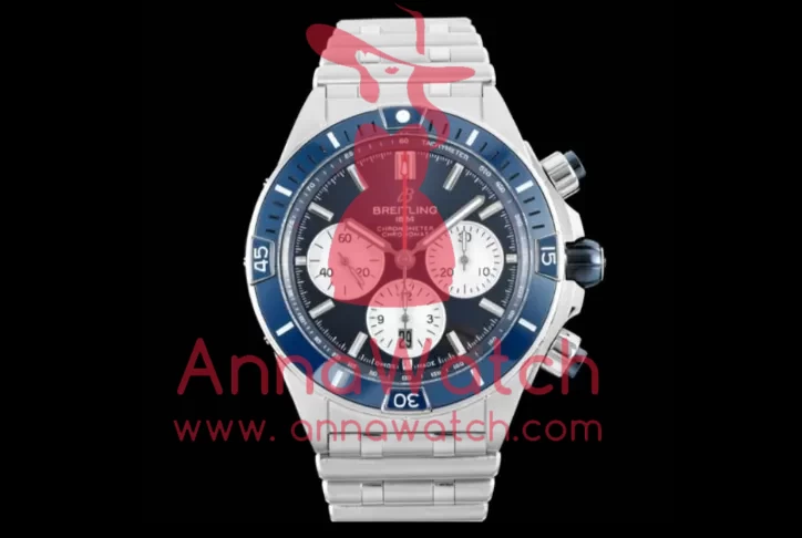 Super Chronomat B01 44MM SS/SS Blue/Stk TF A7750 - Image 2