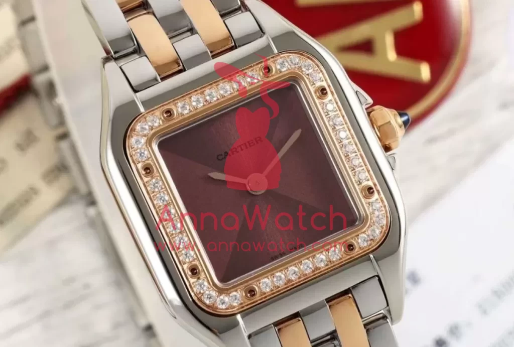 Panthere Secrete De Ladies 22mm Dia RG/SS Brown Dial AF Quartz - Image 3