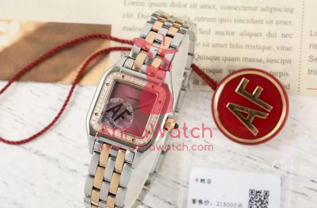 Panthere Secrete De Ladies 22mm Dia RG/SS Brown Dial AF Quartz - Image 4