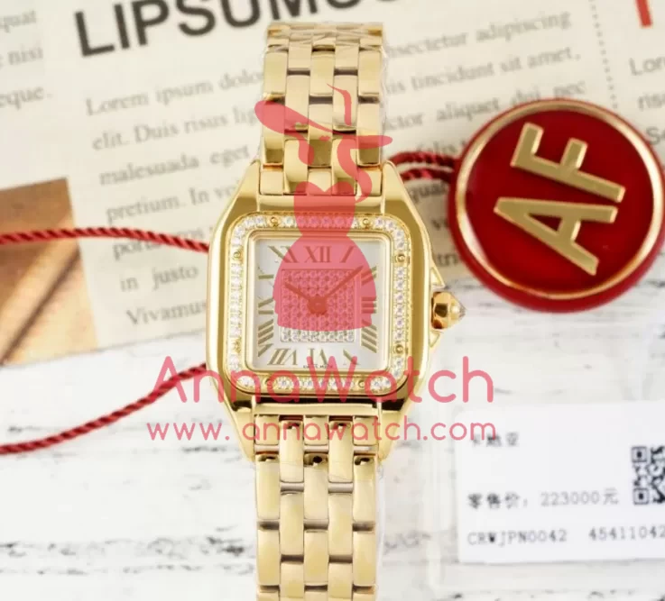 Panthere Secrete De Ladies 22mm Dia YG/YG Diamonds Dial AF Quartz - Image 4