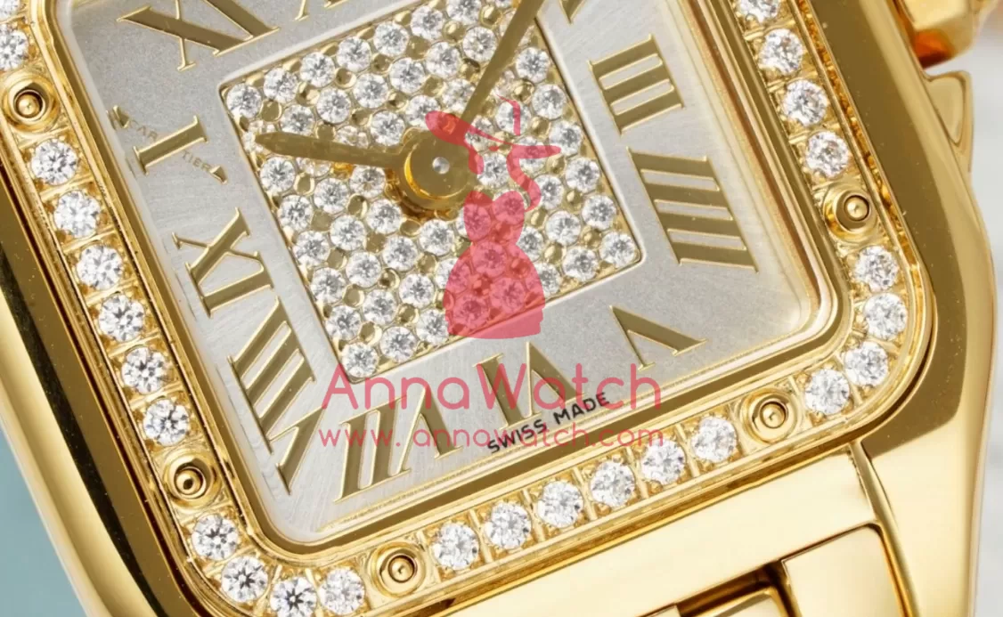 Panthere Secrete De Ladies 22mm Dia YG/YG Diamonds Dial AF Quartz - Image 6