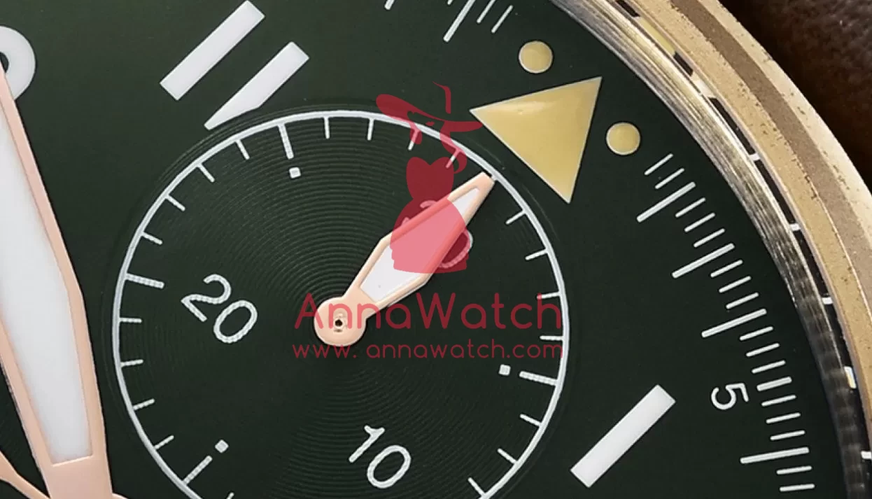 IWC - Pilot Chrono Spitfire IW387902 Brz BR/LE Grn ZF A7750 - Image 4
