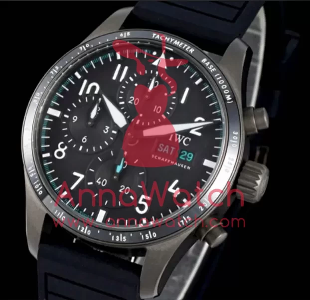 Pilot Chrono 41mm 2023 TI/RU Black/Num BLSF A7750 Mod - Image 3