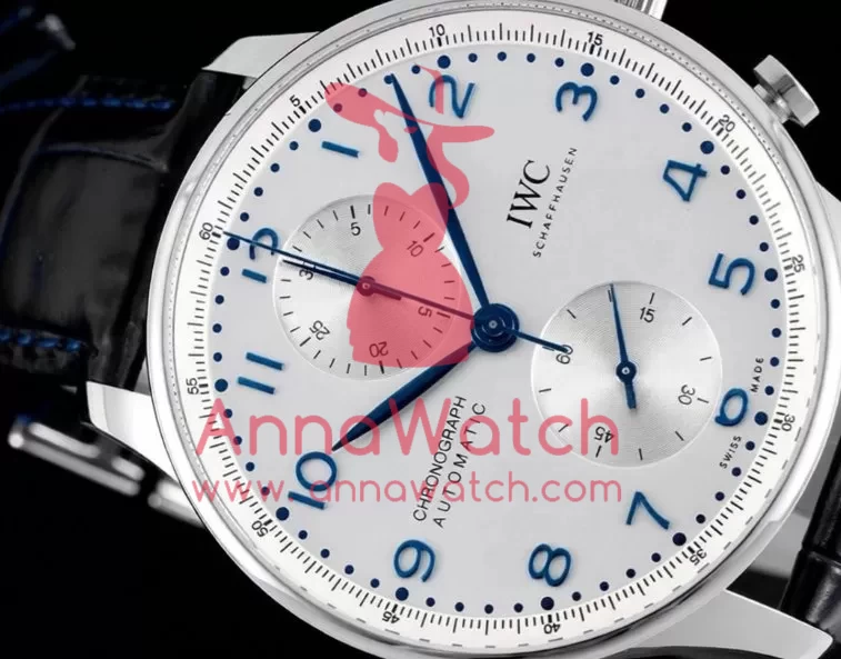 Portuguese Chrono 41mm White Dial On Black Strap SS/LE V6SF A69355 - Image 6