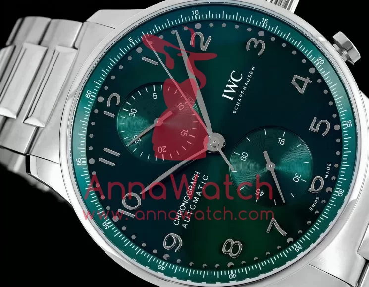 Portuguese Chrono 41mm SS/SS Green Dial V6SF A69355 - Image 3