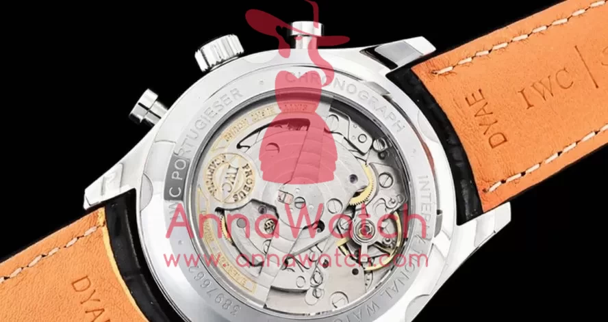 IWC - Portugieser Chronograph Classic SS/LE Black YLF A7750 - Image 11