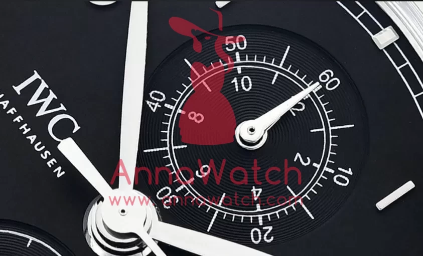 IWC - Portugieser Chronograph Classic SS/LE Black YLF A7750 - Image 6