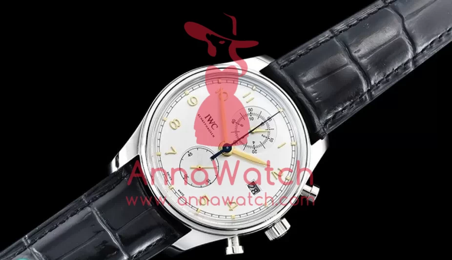 IWC - Portugieser Chronograph Classic SS/LE Wht/G YLF A7750 - Image 7