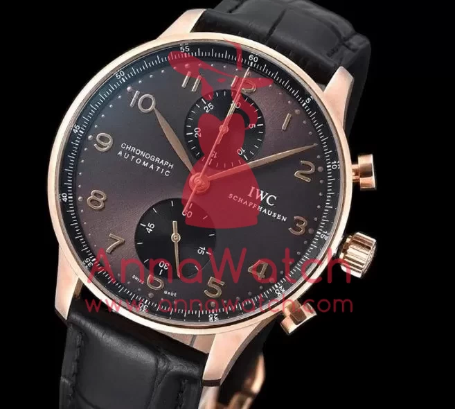 Portuguese Chrono 40mm RG/LE Brown/Num ZF V2 A7750 (Copy) - Image 3