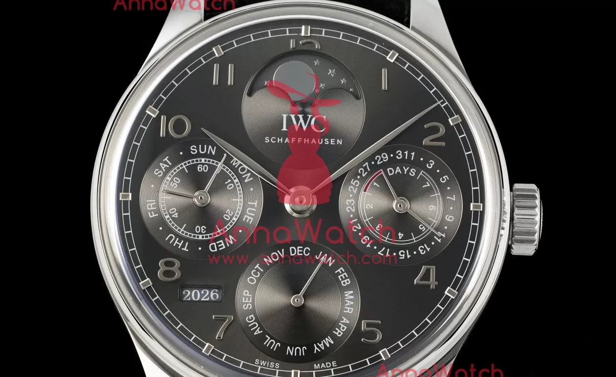 Portugieser Perpetual Calendar 5033 44mm SS/LE Dark Gray/Num APSF A51613 - Image 4