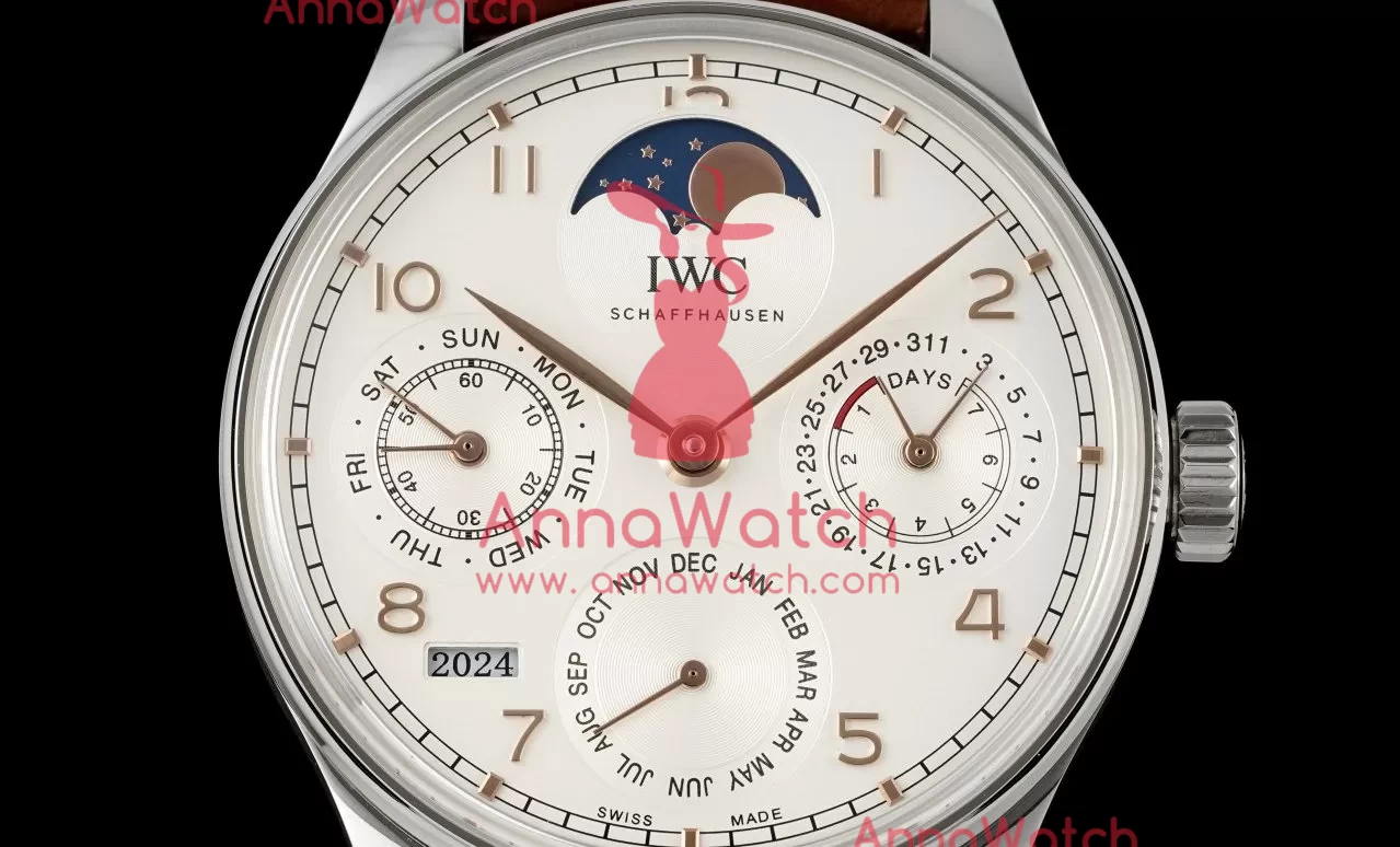Portugieser Perpetual Calendar 5033 44mm SS/LE White/Num APSF A52610 - Image 3
