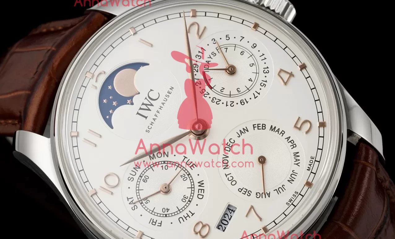 Portugieser Perpetual Calendar 5033 44mm SS/LE White/Num APSF A52610 - Image 2