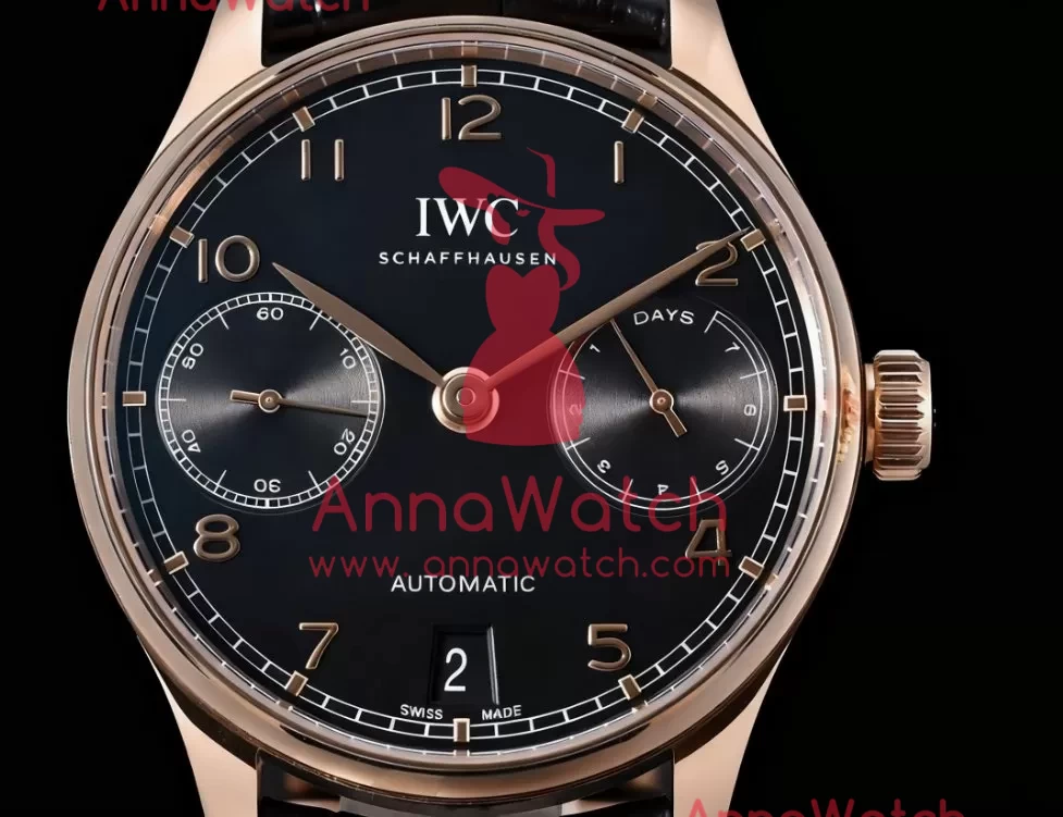 Portugieser 7 Days 42mm RG/LE Black Dial ZF V5 A52010