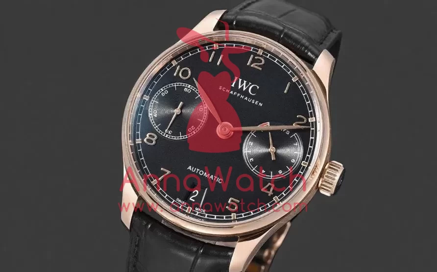 Portugieser 7 Days 42mm RG/LE Black Dial ZF V5 A52010 - Image 2