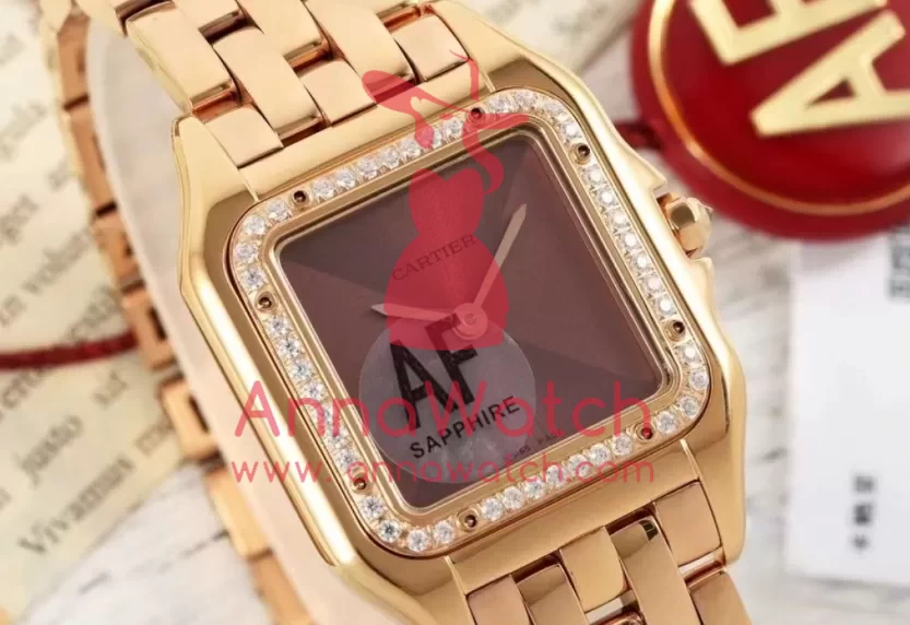 Panthere Secrete De Ladies 27mm Dia RG/RG Brown Dial AF Quartz - Image 3