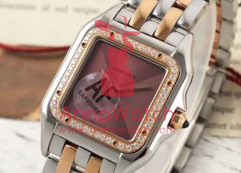 Panthere Secrete De Ladies 27mm Dia RG/SS Brown Dial AF Quartz - Image 2