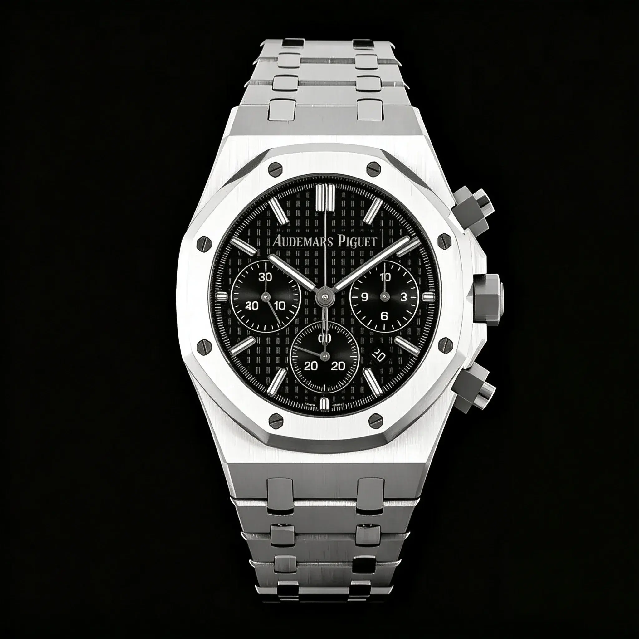 Royal Oak Chrono 26240ST 41mm SS/SS Black/Stk BF A7750