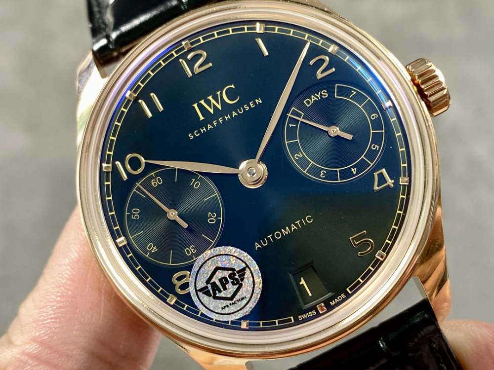 Portugieser 7 Days 42mm RG/LE Black Dial ZF V5 A52010